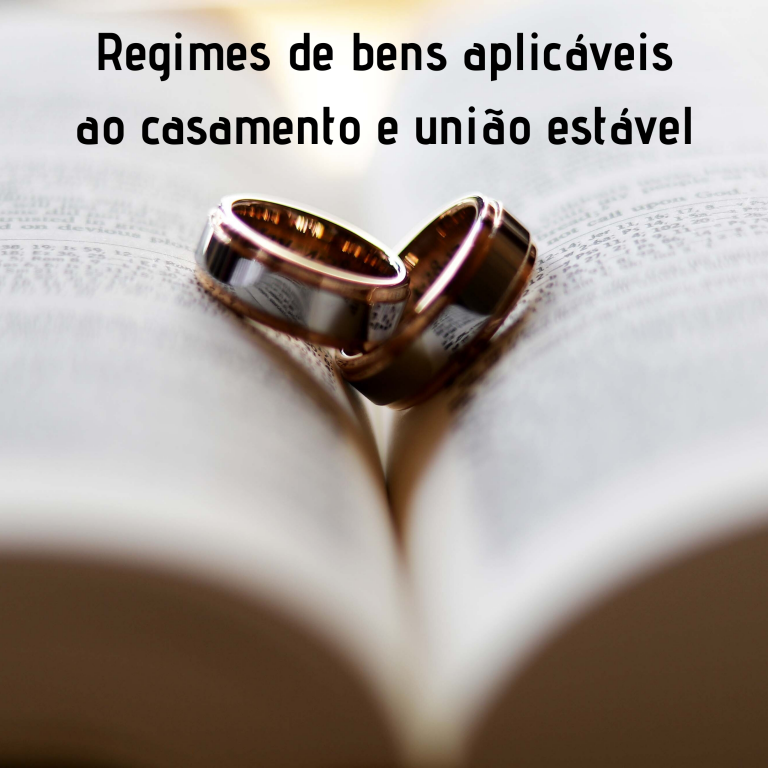 REGIME DE BENS APLICÁVEIS AO CASAMENTO E UNIÃO ESTÁVEL